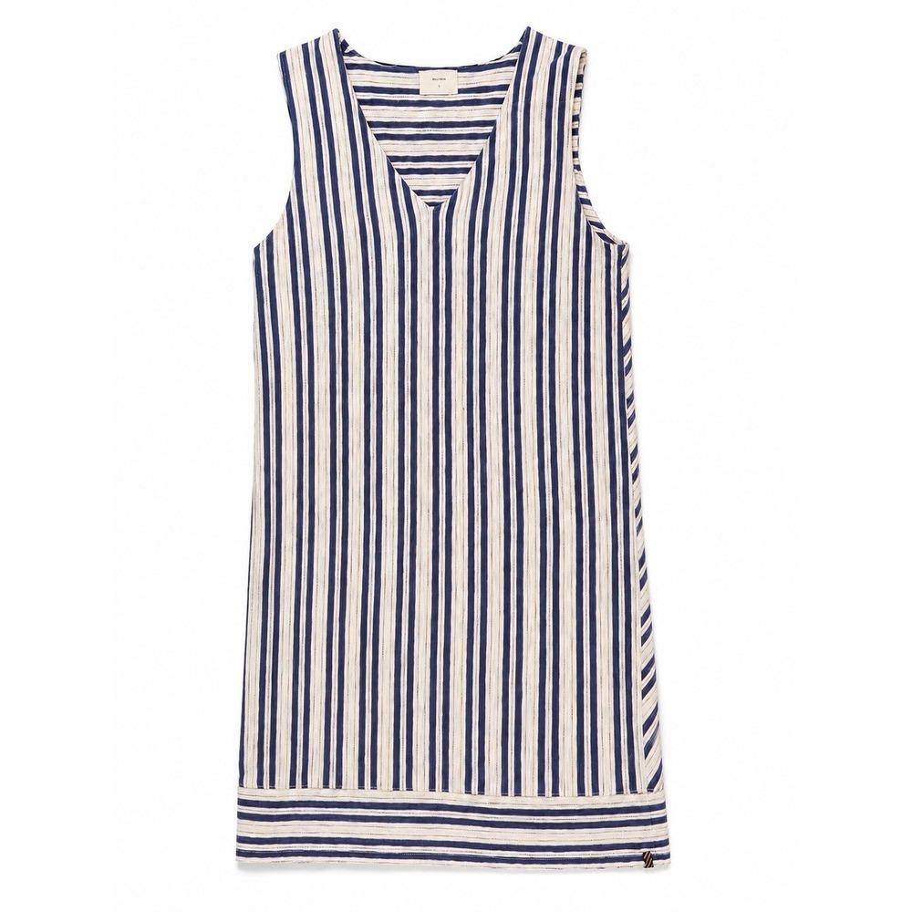 Billy Reid Dress‎ S Striped Coastal Chic Cottagecore Nautical Prep Quiet Luxury